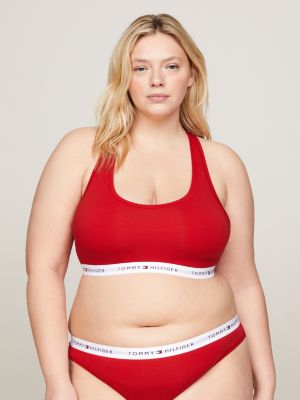 Tommy Hilfiger UNLINED BRALETTE - Sports bra - primary red/red