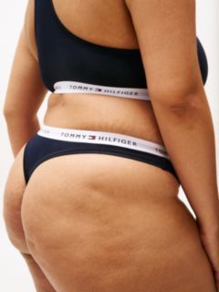 Curve Tommy Icons Logo Waistband Thong — Blue 3
