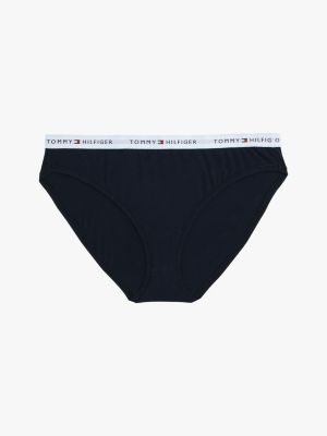 blue curve tommy icons logo waistband briefs for women tommy hilfiger