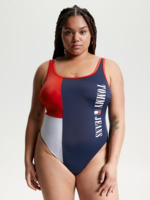 Archive ColourBlocked OnePiece Swimsuit BLUE Tommy Hilfiger