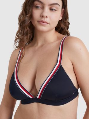 TOMMY HILFIGER Signature Tape Unpadded Triangle Bralette