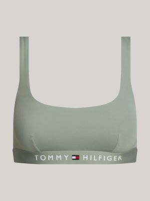 bralette bikini th original verde da donne tommy hilfiger