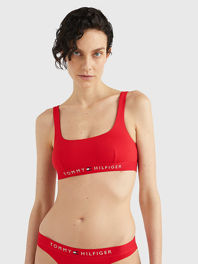red original logo underband bikini bralette for women tommy hilfiger
