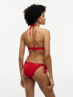TH Original Foam Triangle Halterneck Bikini Top — Red 5