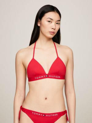 Triangle Padded Bikini Top | RED | Tommy Hilfiger