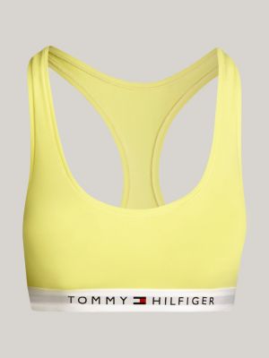 bralette th original incrociata sfoderata giallo da donne tommy hilfiger