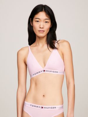 Tommy Hilfiger Intensity All-Over Print Bra In Pink Multi