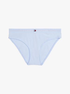 culotte original à ceinture à logo bleu pour femmes tommy hilfiger