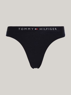 blue th original logo waistband briefs for women tommy hilfiger