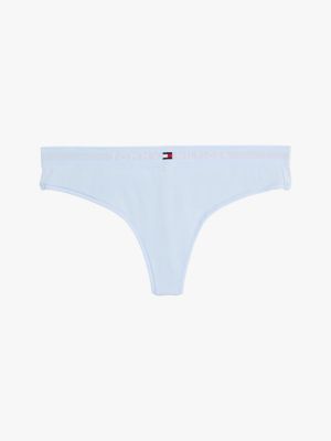 blue th original logo waistband thong for women tommy hilfiger