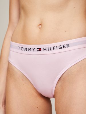 string original à ceinture à logo rose pour femmes tommy hilfiger