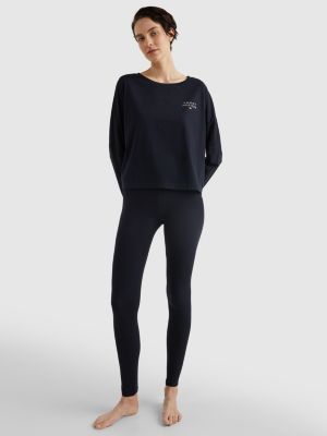 Tommy Hilfiger Women's TH Original Tracksuit Sweatshirt, Navy