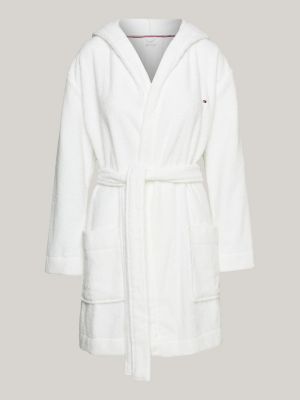 TH Original Towelling Bathrobe WHITE Tommy Hilfiger