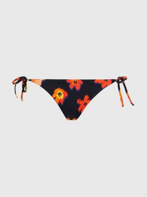 blue print side tie bikini bottoms for women tommy hilfiger