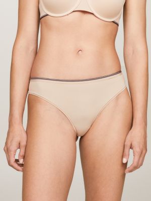 Tommy Hilfiger Satin Spot Thong - Navy