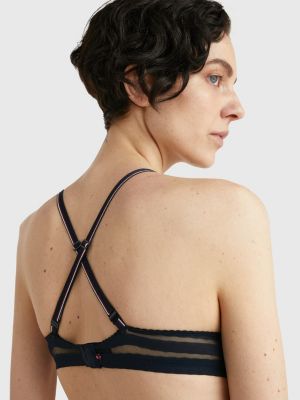 TOMMY HILFIGER Signature Tape Unpadded Triangle Bralette