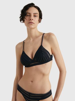 Reggiseno a triangolo con spalline iconiche, Blu