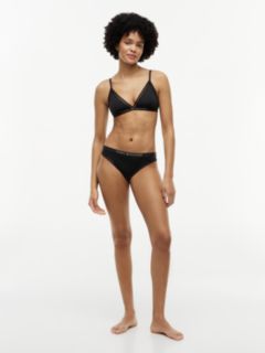Lace Unlined Triangle Bra — Black 2