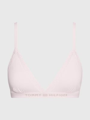 Lace Unlined Triangle Bra | PINK | Tommy Hilfiger