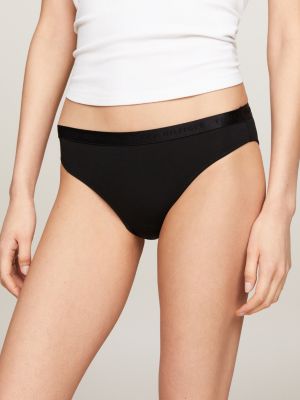 Modal tanga bikini bottoms with Tommy Hilfiger waistband, Women's panties