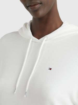 Tommy hilfiger tape hot sale crop hoodie