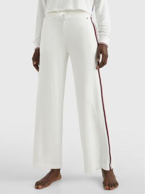 Signature Tape Lounge Joggers White Tommy Hilfiger