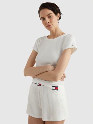 1985 Collection RibKnit Lounge TShirt WHITE Tommy Hilfiger