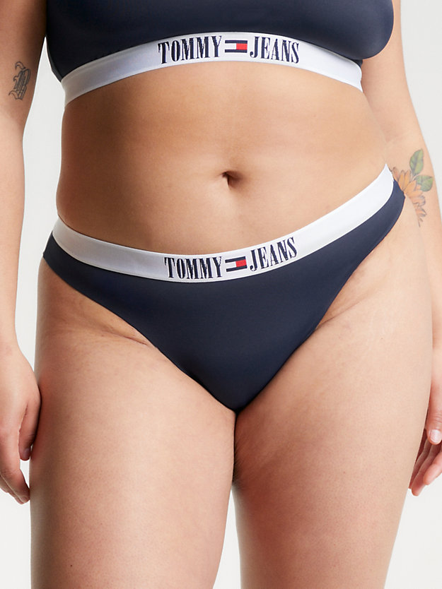 TWILIGHT NAVY Archive Brazilian Bikini Bottoms for women TOMMY JEANS