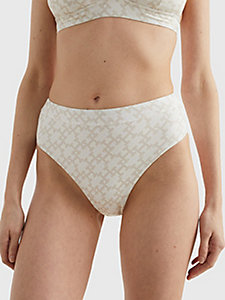 white th monogram cheeky bikini bottoms for women tommy hilfiger