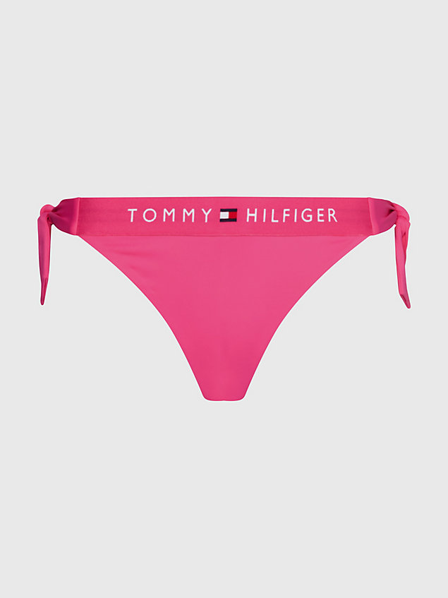 pink original cheeky fit bikinihose mit vichy-karo für damen - tommy hilfiger