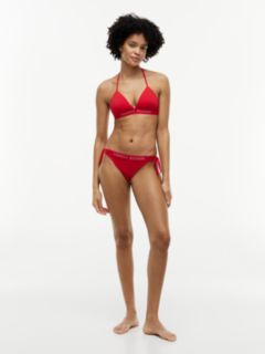 Original Cheeky Side Tie Bikini Bottoms — Red 2