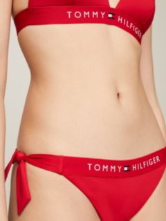 Original Cheeky Side Tie Bikini Bottoms — Red 4