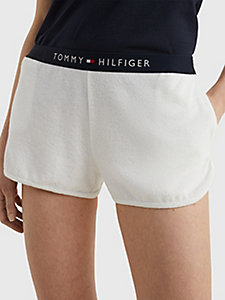weiß original cover-up-shorts für damen - tommy hilfiger