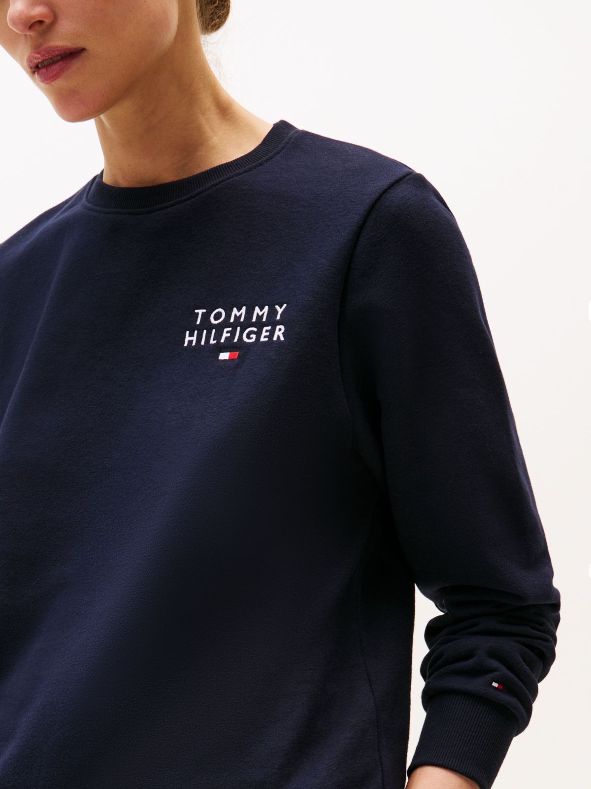 TH Original Logo Lounge Sweatshirt — Blue