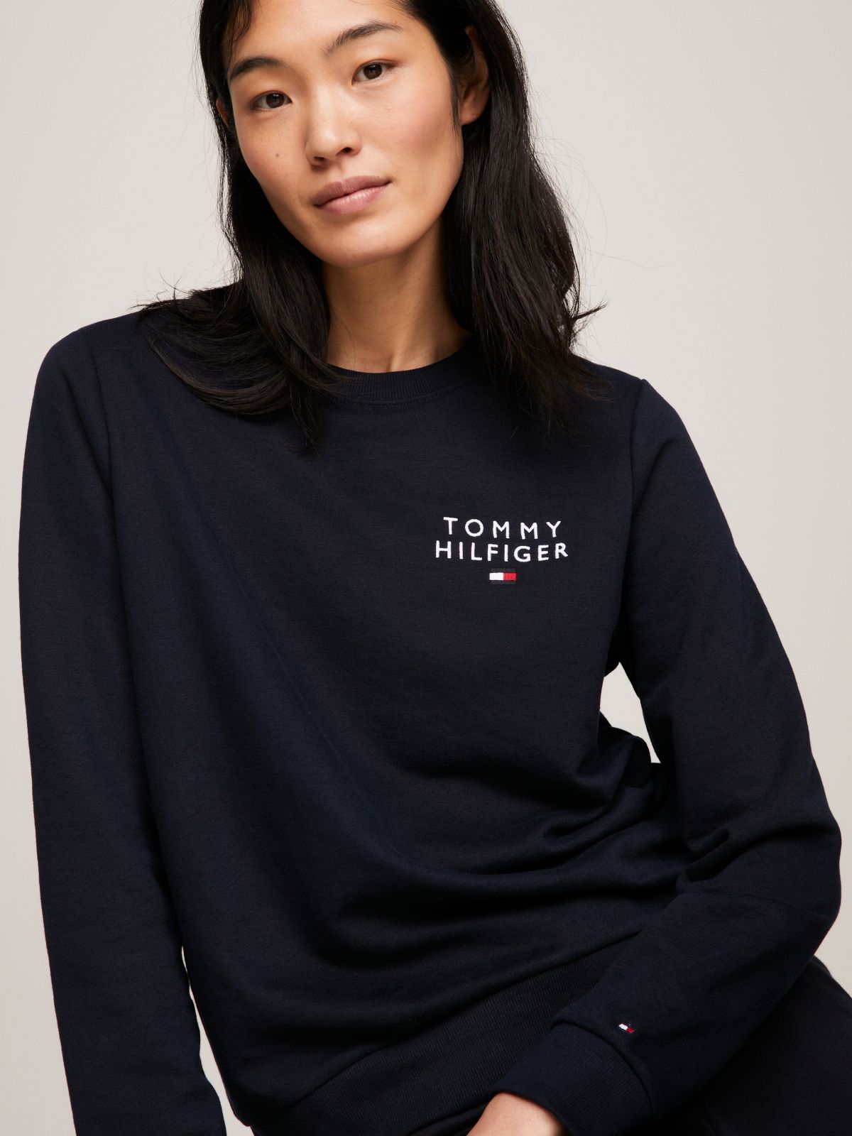 TH Original Logo Lounge Sweatshirt — Blue