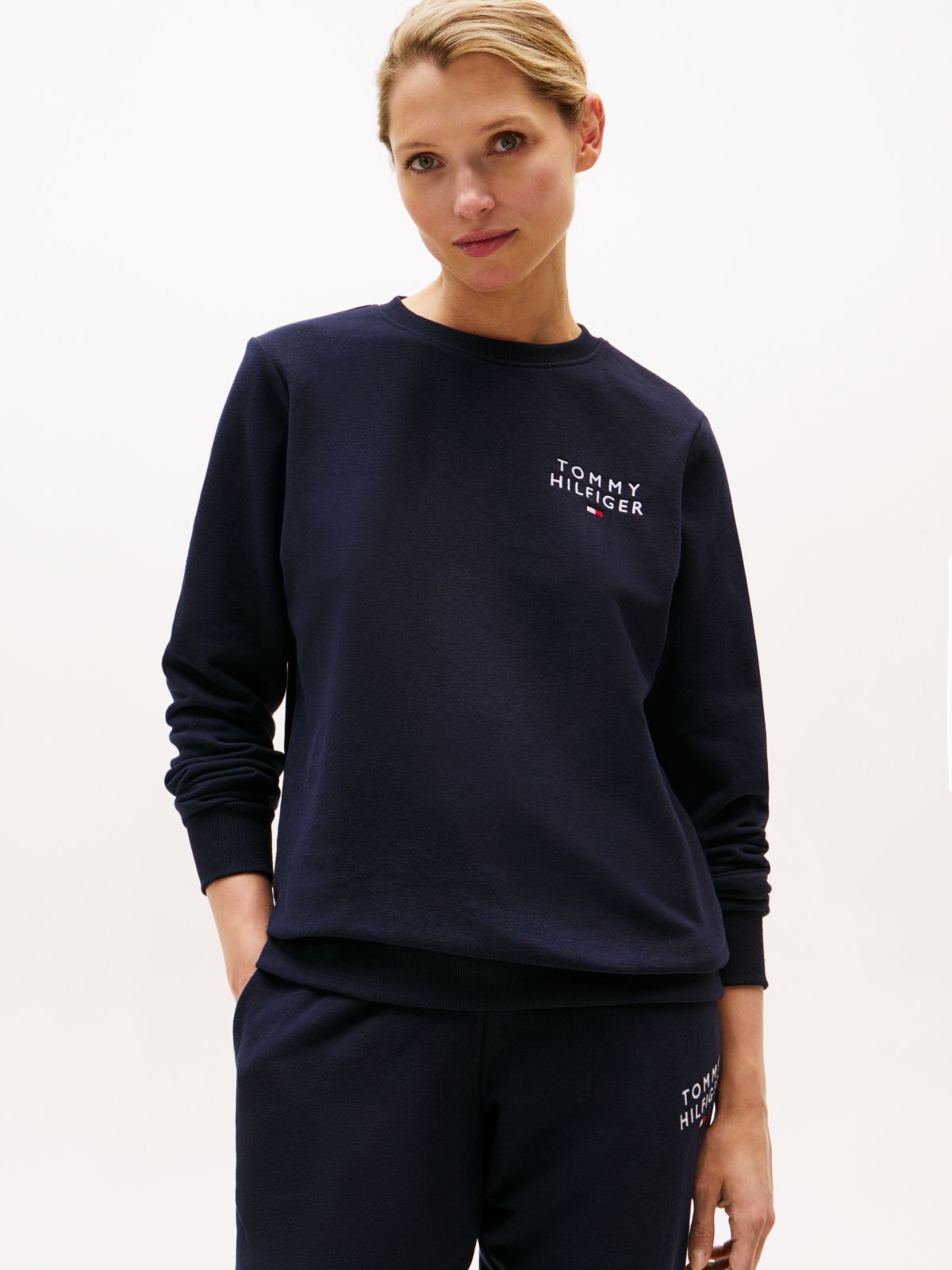 TH Original Logo Lounge Sweatshirt — Blue