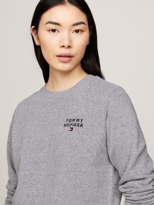 TH Original Logo Lounge Sweatshirt Grey Tommy Hilfiger