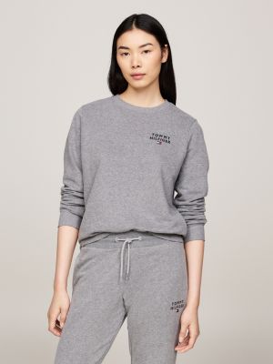 TH Original Logo Lounge Sweatshirt Grey Tommy Hilfiger