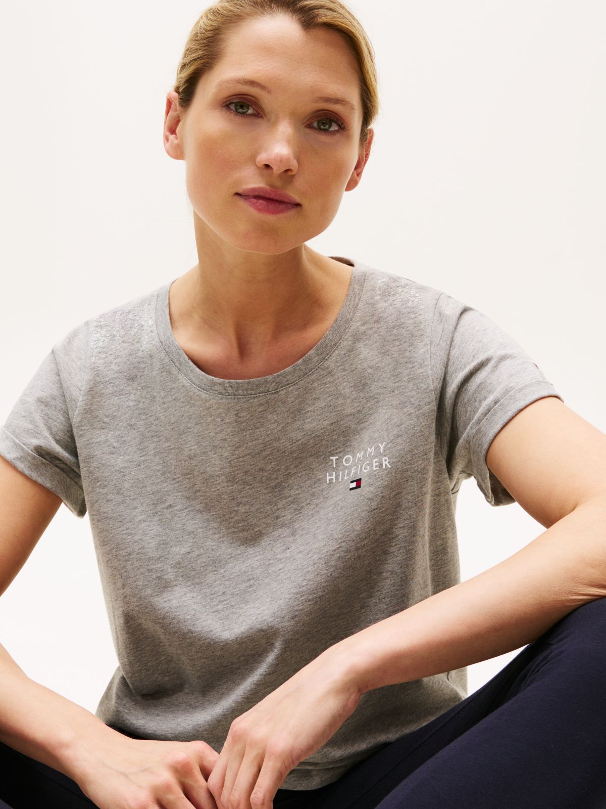 TH Original Logo Lounge T-Shirt — Grey