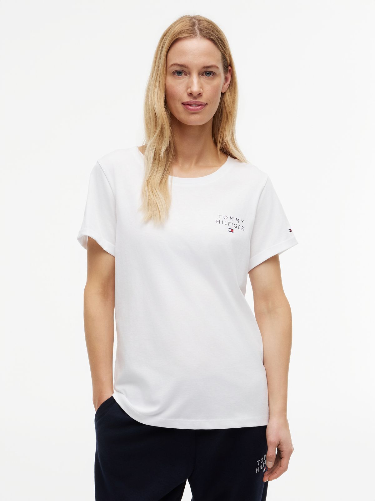TH Original Logo Lounge T-Shirt — White