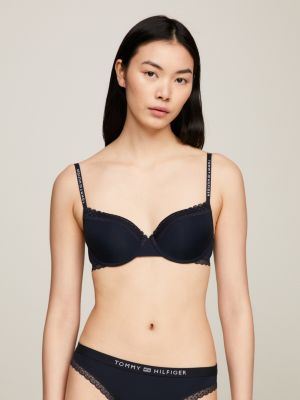 Tommy Hilfiger Push-Up Bra Exclusive Non Underwired Navy - ESD