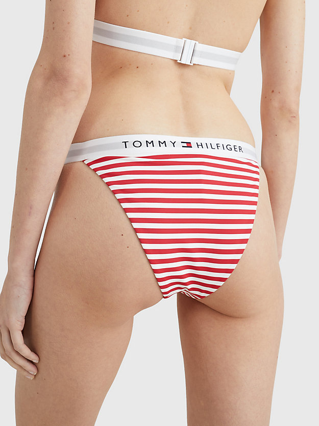 TH ORIGINAL STRIPE / PRIMARY RED Original Breton Stripe Bikini Bottoms for women TOMMY HILFIGER