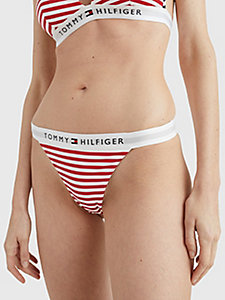 white original breton stripe bikini bottoms for women tommy hilfiger