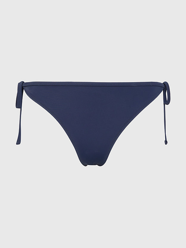 blau archive cheeky fit bikinihose zum binden für damen - tommy jeans