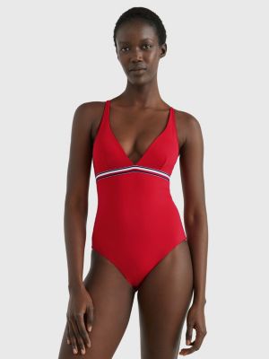 Tommy hilfiger swimsuit red new arrivals