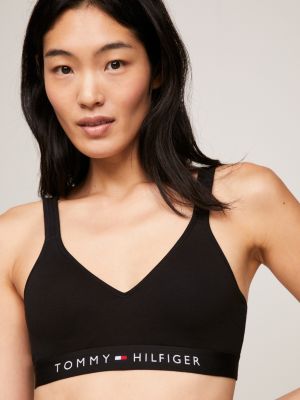 schwarz original gepolstertes push-up-bralette für damen - tommy hilfiger