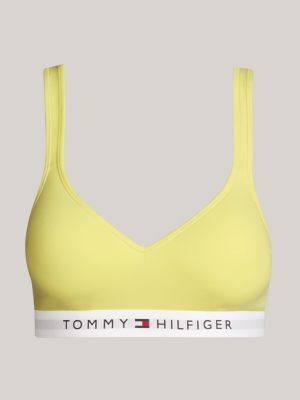 geel th original padded lift bralette voor dames - tommy hilfiger