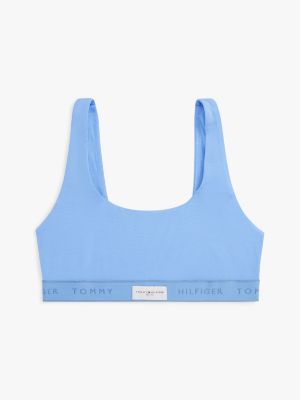 blau th established bralette mit vorgeformten cups für damen - tommy hilfiger