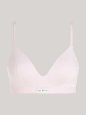 TH Established Lightly Lined Triangle Bra, Pink