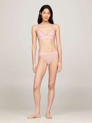 Tommy Hilfiger ELONGATED - Triangle bra - hot magenta/pink